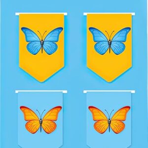 Butterflies I-Clips Magnetic Bookmarks