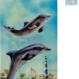 Dolphins 3D Bookmark