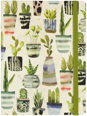 Watercolor Succulents Journal (Diary, Notebook)