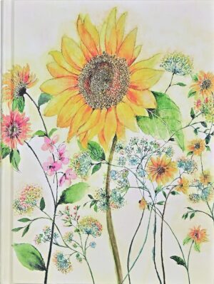 Watercolor Sunflower Journal