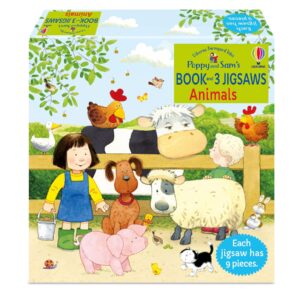 Usborne Book and 3 Jigsaws: Poppy and Sam Animals