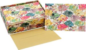 Autumn Leaves Note Cards