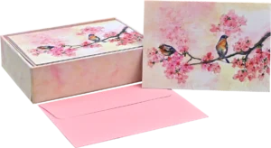 Cherry Blossoms in Spring Note Cards