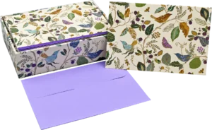 Birds and Berries Note Cards