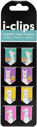 Llama I-Clips Page Markers (Set of 8)