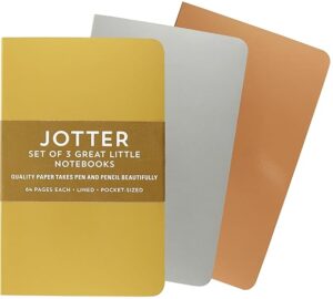 Foil Jotter Notebooks (Set of 3)