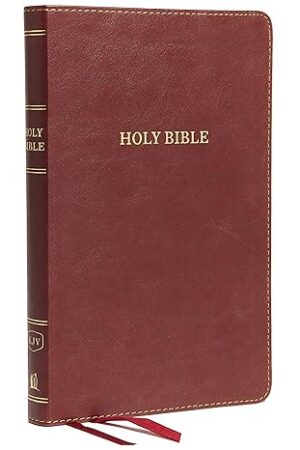 KJV Thinline Bible, Standard Point, Red Letter Edition (Burgundy)