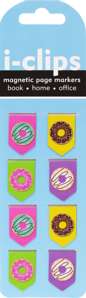 Donuts I-Clip Page Markers (Set of 8)