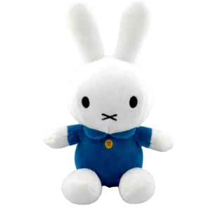 Miffy 8" Beanbag--White with Blue Dress