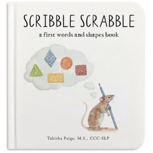 Scribble Scrabble: A First Words and Shapes Book