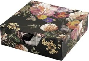 Midnight Floral Designer Desk Notes