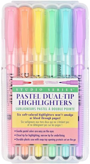 Pastel Dual Tip Highlighters