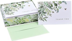 Eucalyptus Thank You Note Cards