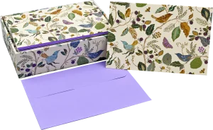 Birds and Berries Note Cards