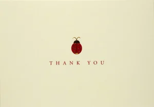 Ladybug Thank-you Note Cards