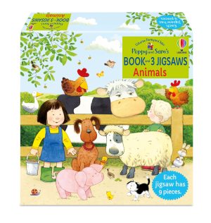 Usborne Book and 3 Jigsaws: Poppy and Sam Animals
