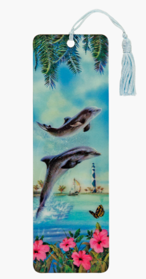 3D Bookmark Dolphin