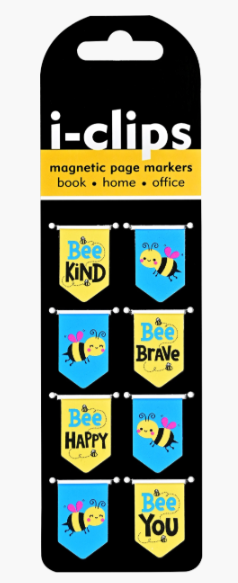 Bees i-clips Magnetic Page Markers