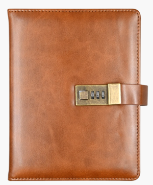 Brown Artisan Locking Journal