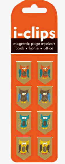 Owls i-clips Magnetic Page Markers