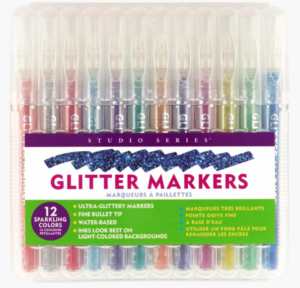 Studio Series Glitter Markers (Set of 12)